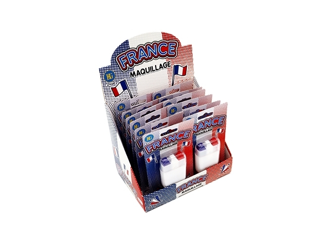 MAQUILLAGE FRANCE BLEU BLANC ROUGE   (SACHET 12)