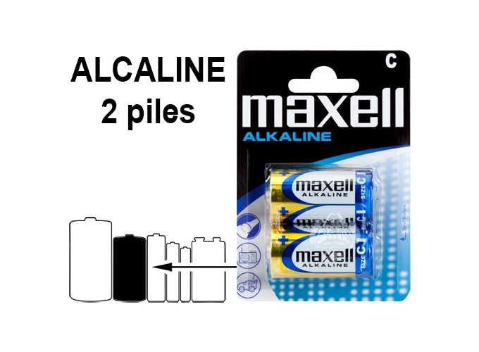 MAXELL BL. 2 PILES ALCALINES  LR14 (12)