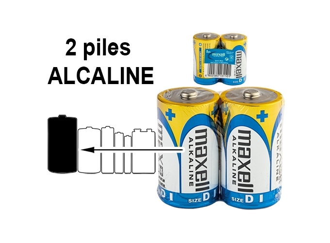 MAXELL BL. 2 PILES ALCALINES  LR20 (12)