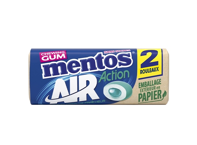 MENTOS AIR ACTION   ETUI DE 2 RLX DE 8 DRAGEES(12)