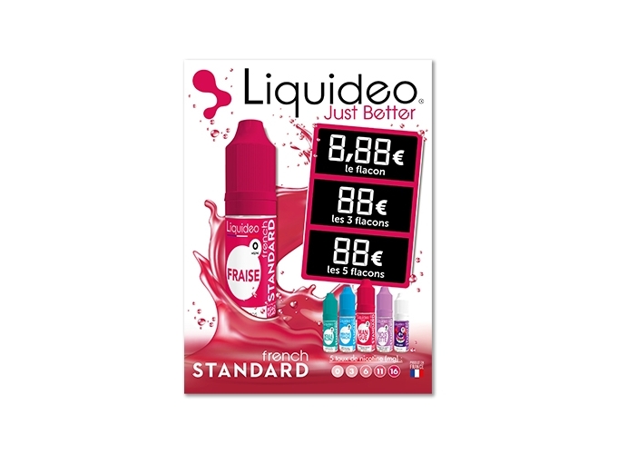 MENU A5 PROMOTIONS DES E-LIQUIDES LIQUIDEO