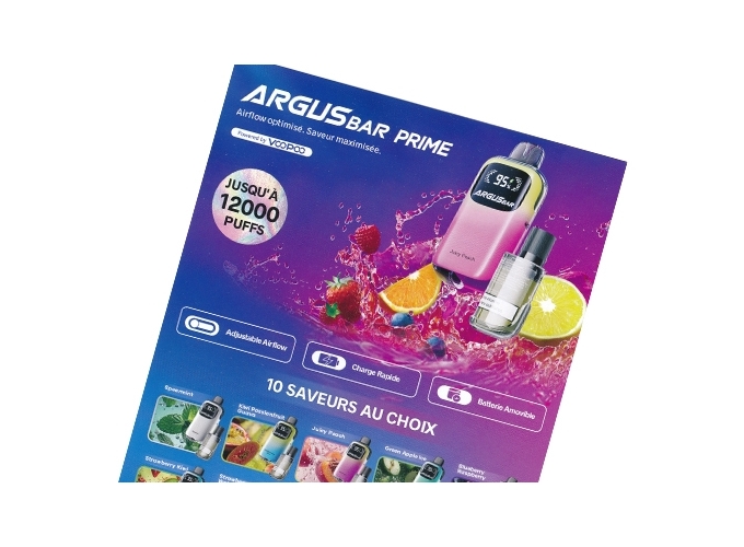 MENU SAVEUR ARGUS PRIME BAR