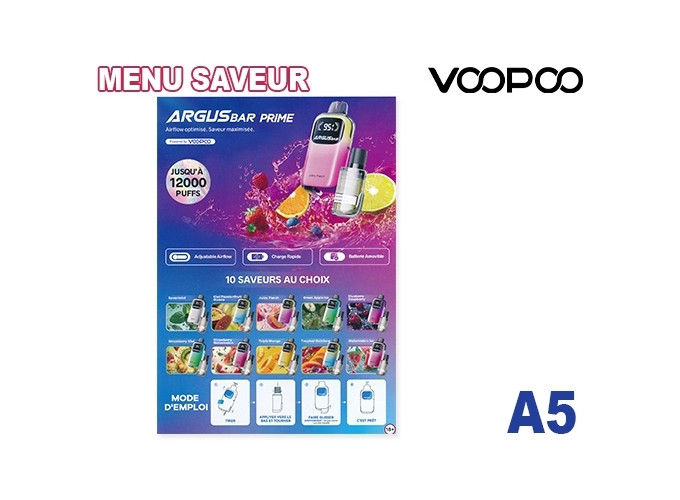 MENU SAVEUR ARGUS PRIME BAR