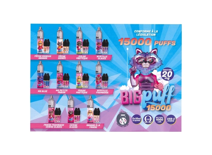 MENU SAVEUR BIG PUFF 15K