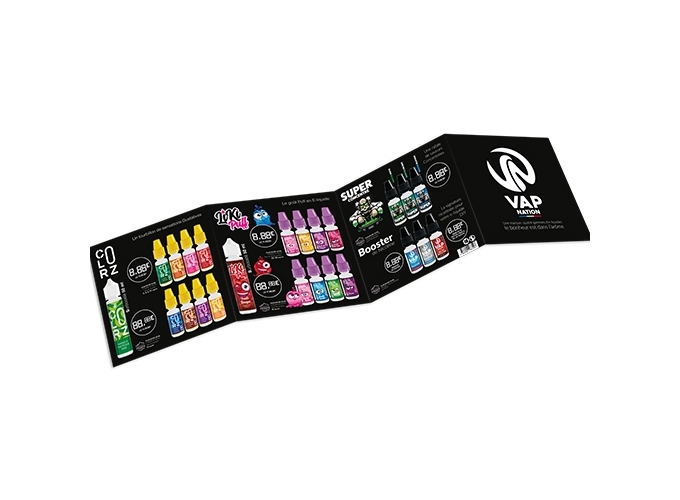 MENU SAVEUR DES E-LIQUIDES VAP NATION