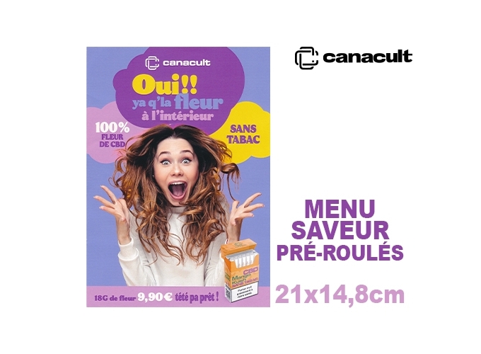 MENU SAVEUR DES PRÉ ROULÉS CANACULT