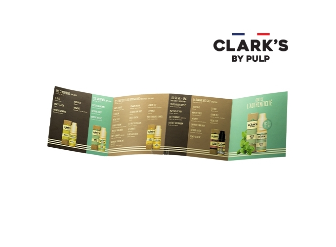 MENU SAVEUR  ELIQUIDE CLARK'S