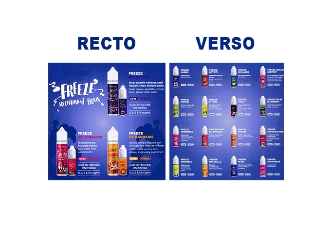 MENU SAVEUR FREEZE LIQUIDEO