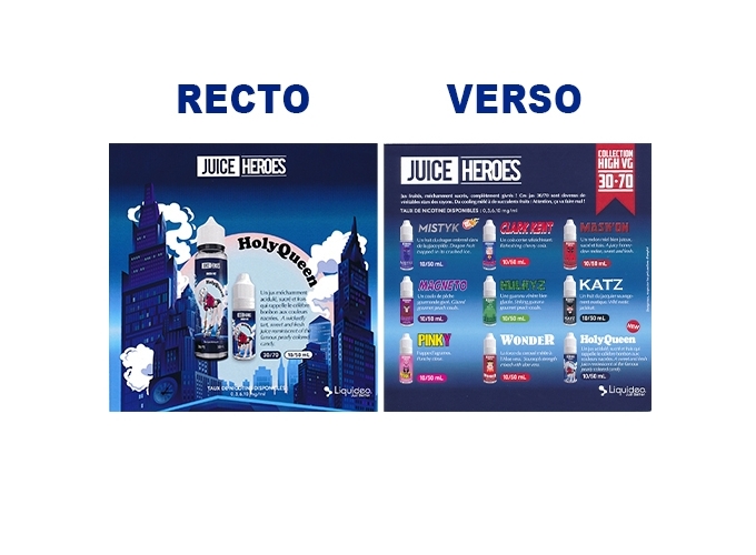 MENU SAVEUR JUICE HEROES LIQUIDEO