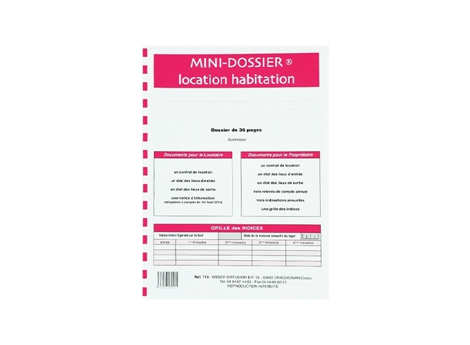 MINI DOSSIER 8 DOCS LOCATION HABITAT   NOTICE (5)