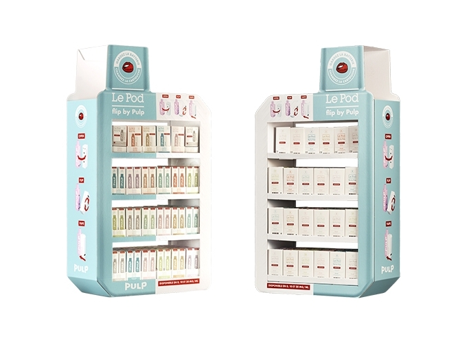 MOBILIER CARTON FLIP DE COMPTOIR