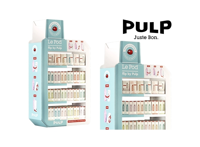 MOBILIER CARTON FLIP DE COMPTOIR