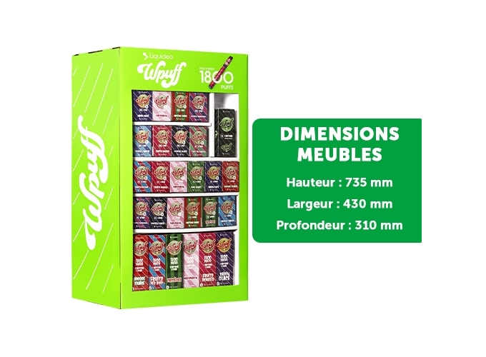 MOBILIER DE COMPTOIR POUR WPUFF 1800