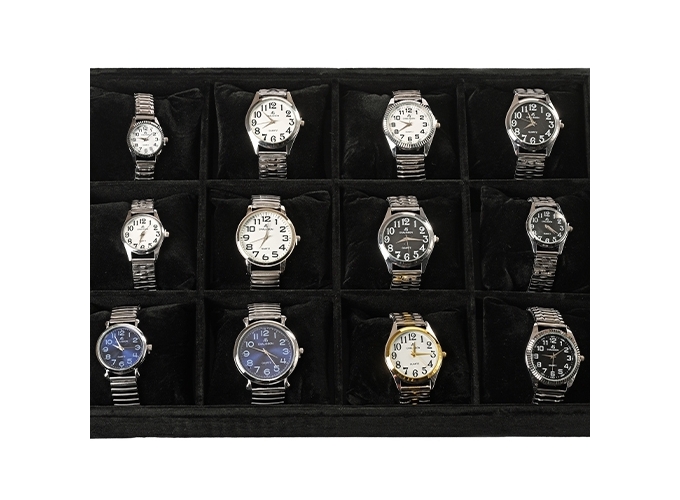 MONTRE HOMME BRACELET EXTENSIBLE ASSORT. (12)