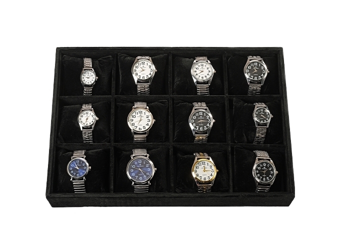 MONTRE HOMME BRACELET EXTENSIBLE ASSORT. (12)