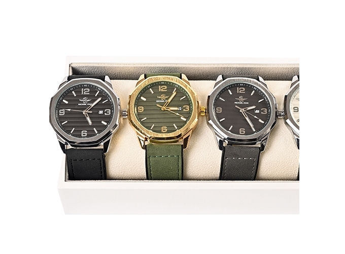 MONTRE HOMME CUIR AIMANTE ASSORT. (6)