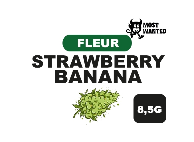 MOST WANTED  STRAWBERRY BANANA  8.5G  (8)