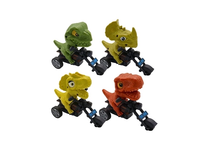 MOTO 12CM DINO FRICTION 4 ASSORTIS (12)