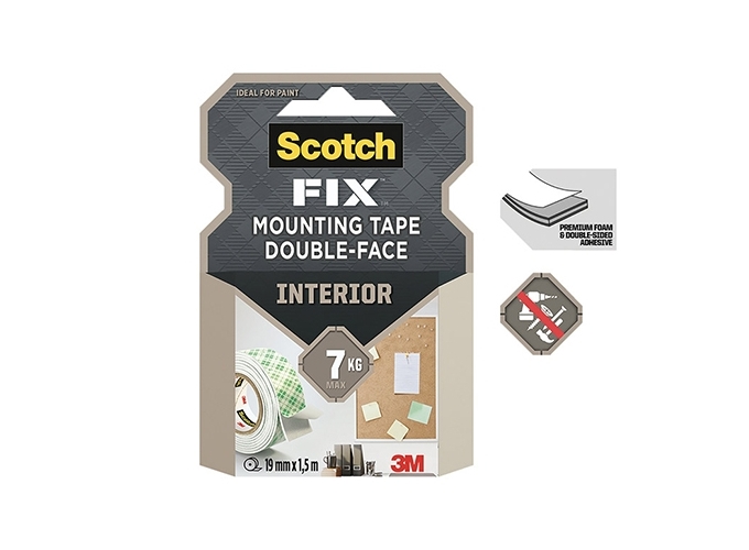 MOUSSE ADH. DOUBLE FACE  RUBAN 19MMX1.5M (1)