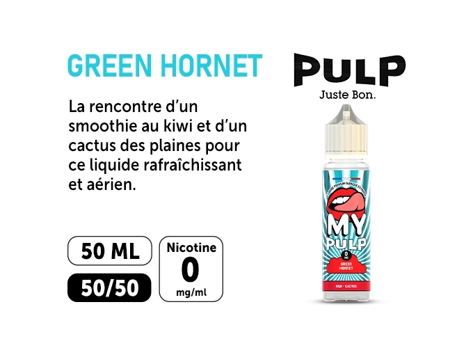 MY PULP GREEN HORNET 50 ML