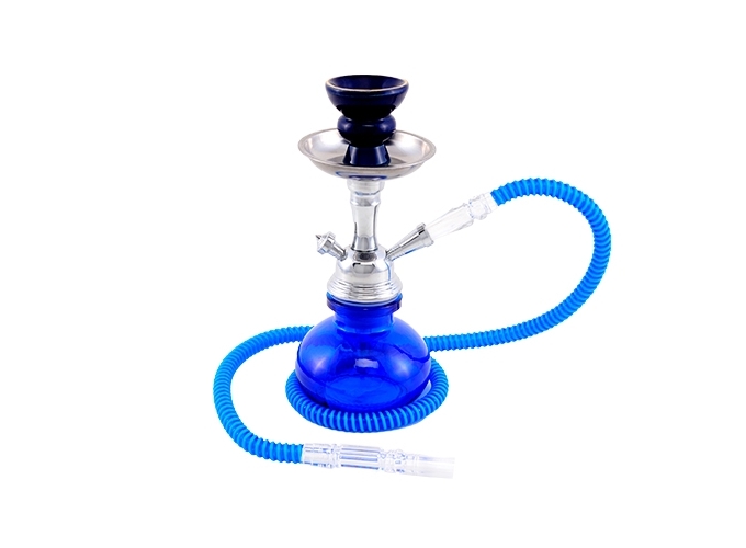 NARGUILE 25 CM BLEU 1 TUBE  (1)