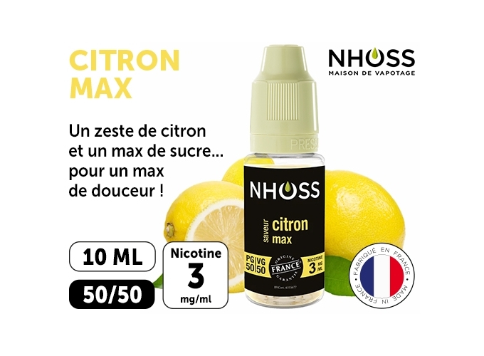 NHOSS 10 ml CITRON MAX NICOT  03Mg