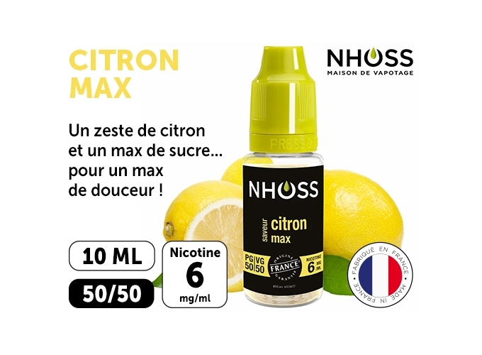 NHOSS 10 ml CITRON MAX NICOT  06Mg