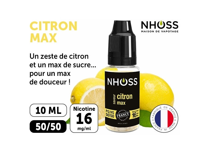NHOSS 10 ml CITRON MAX NICOT  16Mg