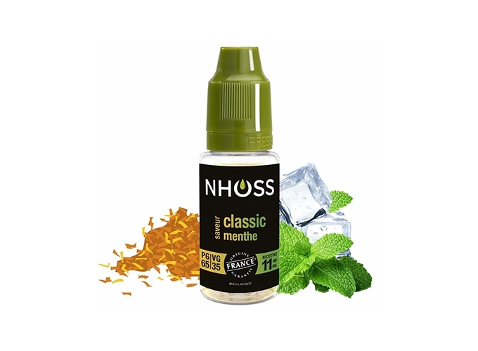 NHOSS 10 ml CLASSIC MENTHE 11 MG ML