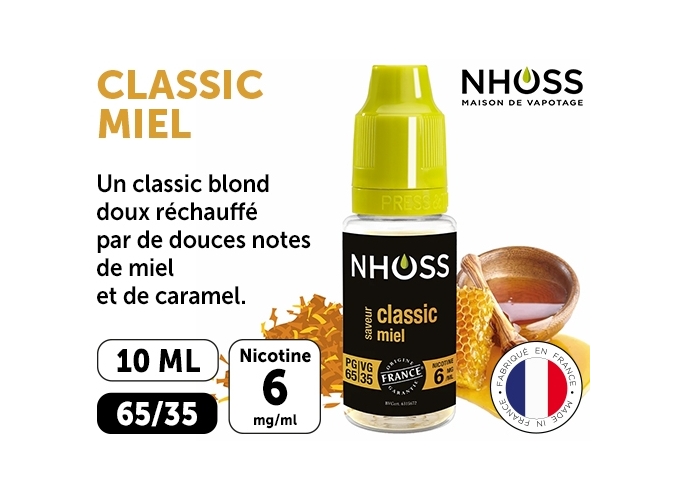 NHOSS 10 ml CLASSIC MIEL 06 MG ML