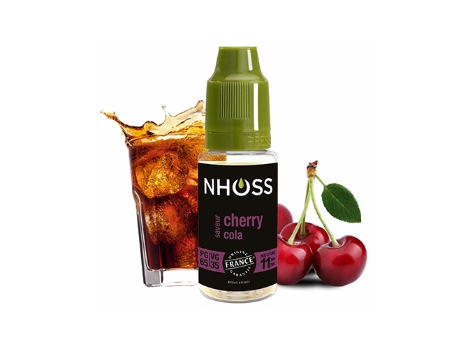 NHOSS 10 ml E-LIQUID CHERY COLA NICOTINE 11Mg