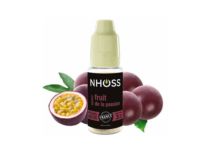 NHOSS 10 ml E-LIQUID FRUIT DE LA PASSION NIC. 03Mg