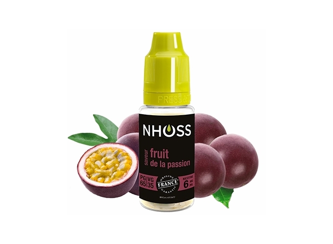 NHOSS 10 ml E-LIQUID FRUIT DE LA PASSION NIC. 06Mg