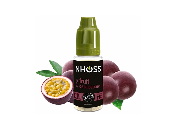 NHOSS 10 ml E-LIQUID FRUIT DE LA PASSION NIC. 11Mg