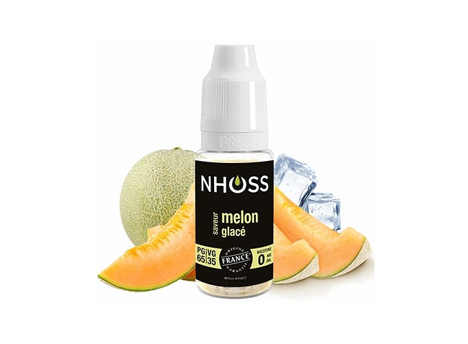NHOSS 10 ml E-LIQUID MELON GLACE NICOT. 00Mg