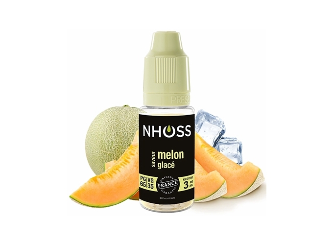 NHOSS 10 ml E-LIQUID MELON GLACE NICOT. 03Mg