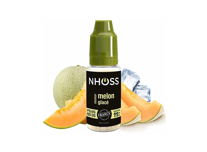 NHOSS 10 ml E-LIQUID MELON GLACE NICOT. 11Mg