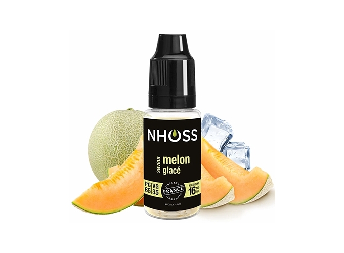 NHOSS 10 ml E-LIQUID MELON GLACE NICOT. 16Mg