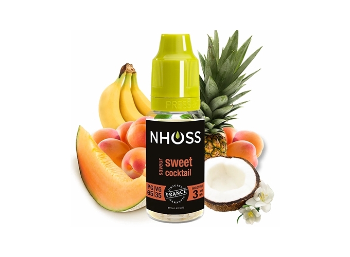 NHOSS 10 ml E-LIQUID SWEET COCKTAIL NICOTINE 03Mg