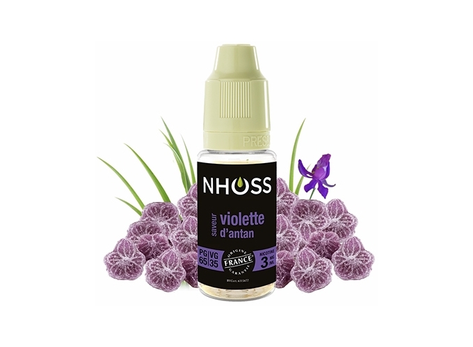 NHOSS 10 ml E-LIQUID VIOLETTE D ANTAN NIC. 03Mg