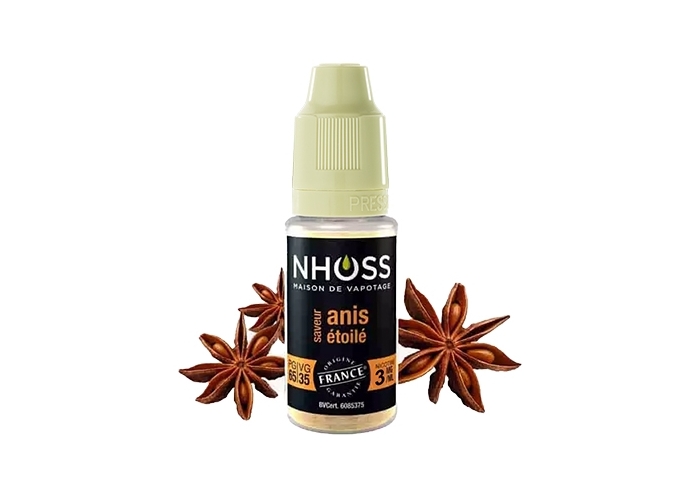 NHOSS 10 ml E-LIQUIDE ANIS NICOTINE 03Mg