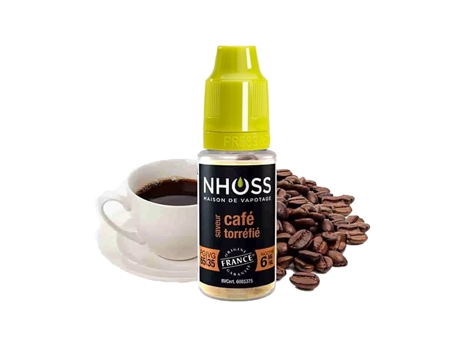 NHOSS 10 ml E-LIQUIDE  CAFE NICOT  06Mg