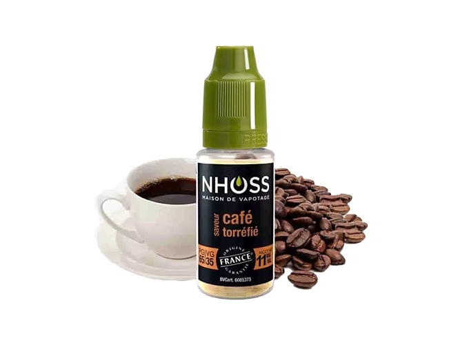 NHOSS 10 ml E-LIQUIDE  CAFE NICOT  11Mg
