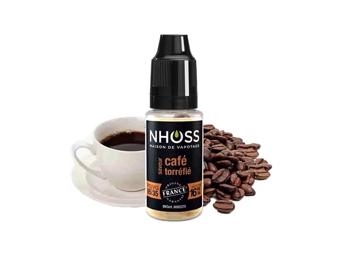 NHOSS 10 ml E-LIQUIDE  CAFE NICOT  16Mg