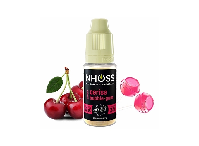 NHOSS 10 ml E-LIQUIDE  CERISE NICOT  03Mg