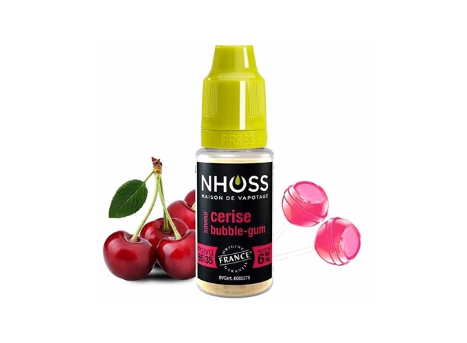 NHOSS 10 ml E-LIQUIDE  CERISE NICOT  06Mg