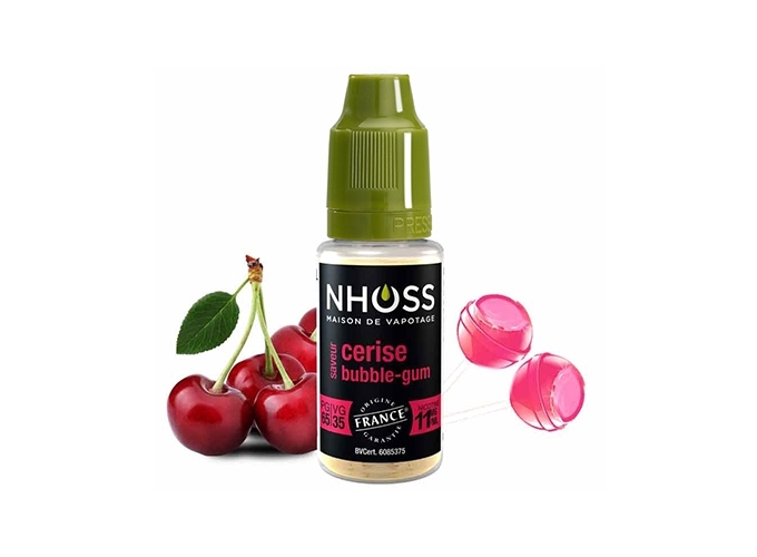 NHOSS 10 ml E-LIQUIDE  CERISE NICOT  11Mg