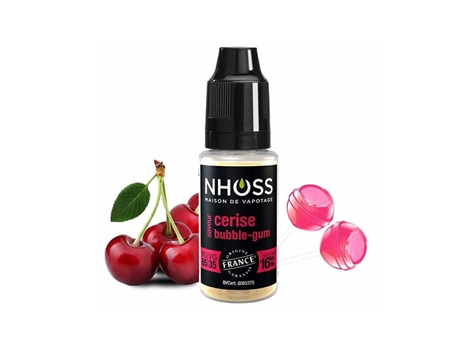 NHOSS 10 ml E-LIQUIDE  CERISE NICOT  16Mg