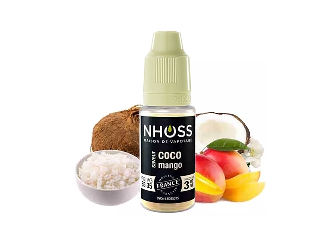 NHOSS 10 ml E-LIQUIDE COCO MANGO NIC. 03Mg