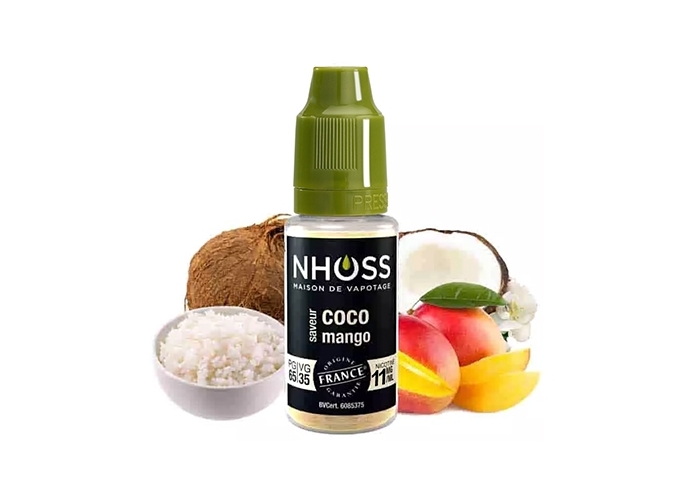 NHOSS 10 ml E-LIQUIDE COCO MANGO NIC. 11Mg